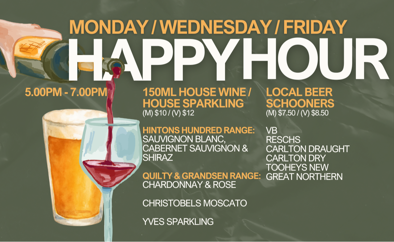 Wednesday Happy Hour